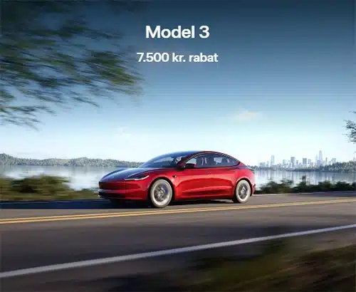 Tesla rabat henvisning spar 7500 på køb af model 3 Highland