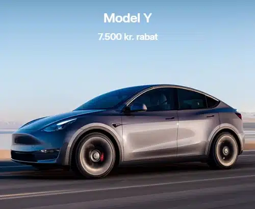 Tesla rabat henvisning spar 7500 på køb af model Y