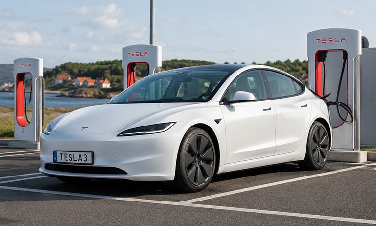 Tesla henvisning - gratis supercharging - Tesla3